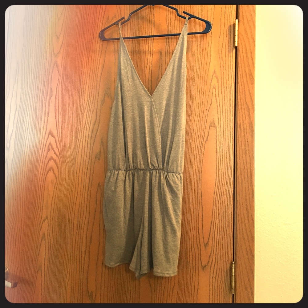 NWOT Victoria's Secret Pink grey romper