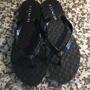 Coach flip flops