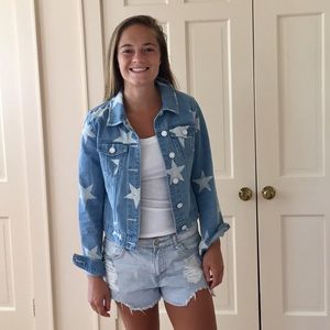 Star jean jacket by Noisy May