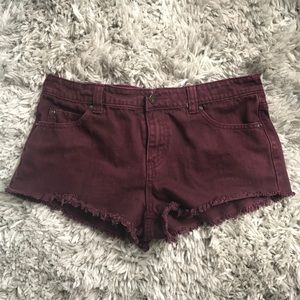 Maroon Shorts