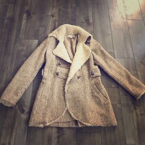 Forever 21 faux fur inside coat