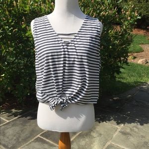 TOPSHOP Striped Tank