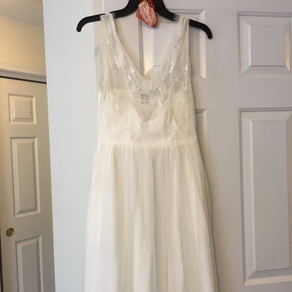 BHLDN Lina Dress in Ivory (Like New)