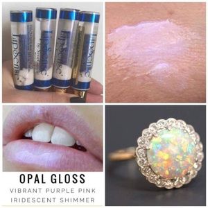 Lipsense moisturizing lip gloss in Opal