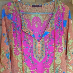 Orange and Pink dress