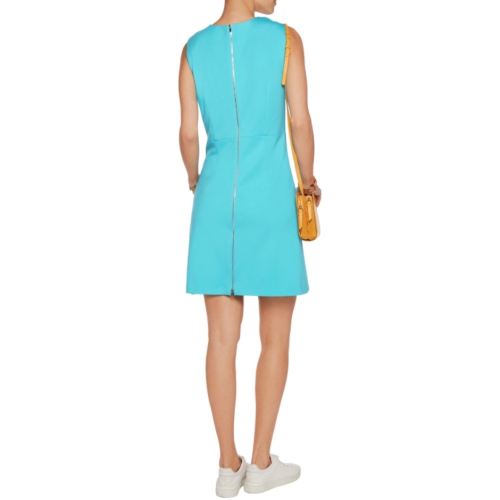 DVF👗✨Carpreena Ponte Shift Dress✨Turquoise, sz12 - Picture 4 of 5
