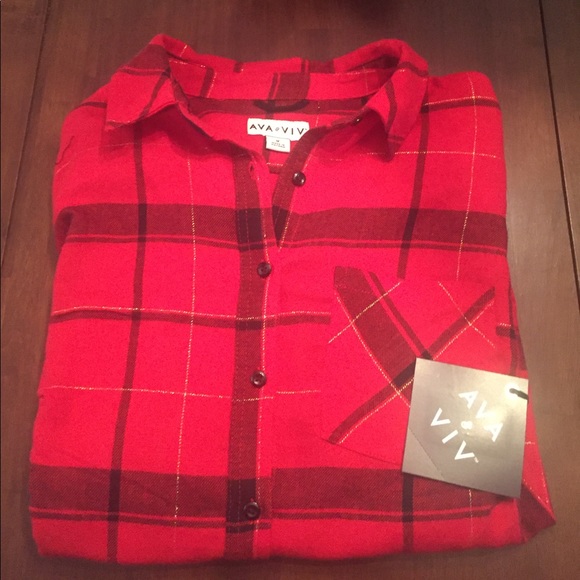 Flannel size 1x (16/18) - Picture 1 of 2