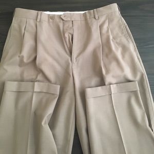 Dress pants ,pleats and cuffed