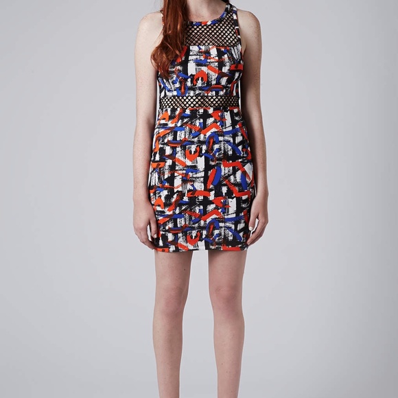 Graffiti print bodycon dress - Picture 2 of 9