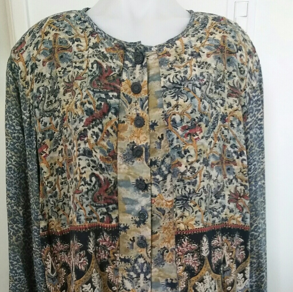 Career Top Carole Little 2 Layers SZ 20