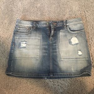 Denim Mini Skirt