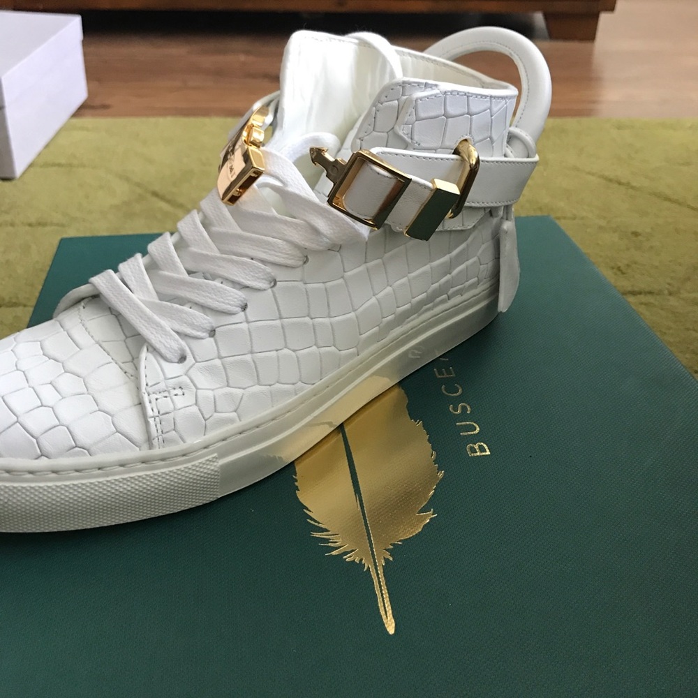 Buscemi 100MM Self Excl, Croc Print