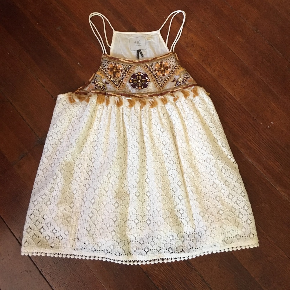Beautiful Beaded Anthropologie Tank