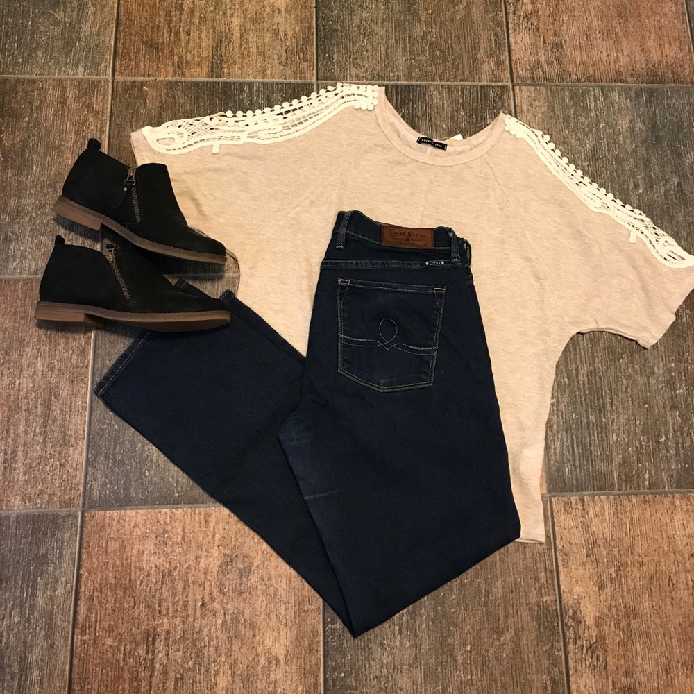 Lucky Brand ankle jeans