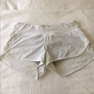 Lululemon White Shorts