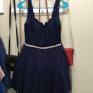 Formal navy dress