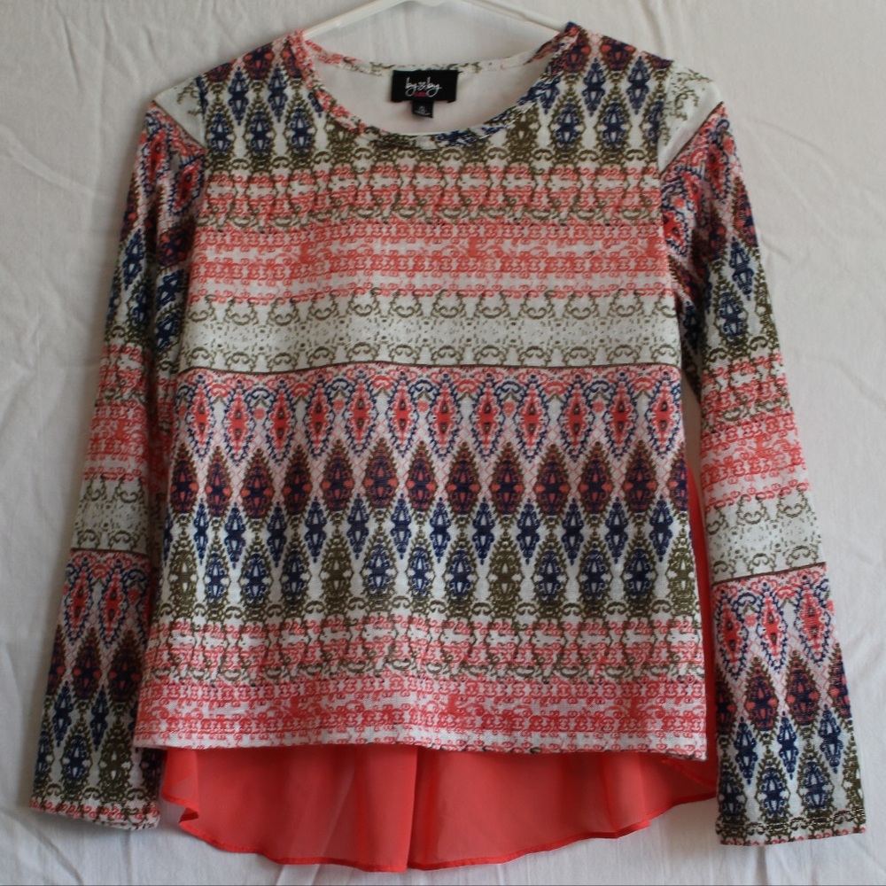 Multi Colored Long Sleeve Shirt