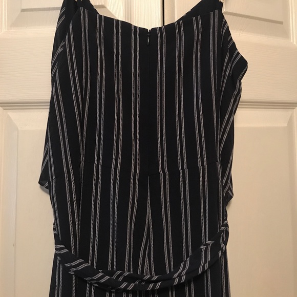 Navy & White striped Michael Kors Jumpsuit - Picture 7 of 8