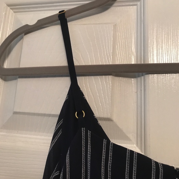 Navy & White striped Michael Kors Jumpsuit - Picture 8 of 8