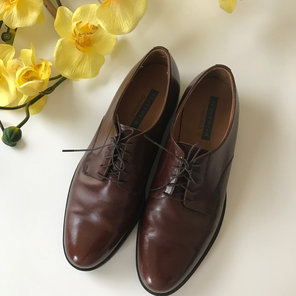 Florsheim comfort tech Lace Up brown men's shoes