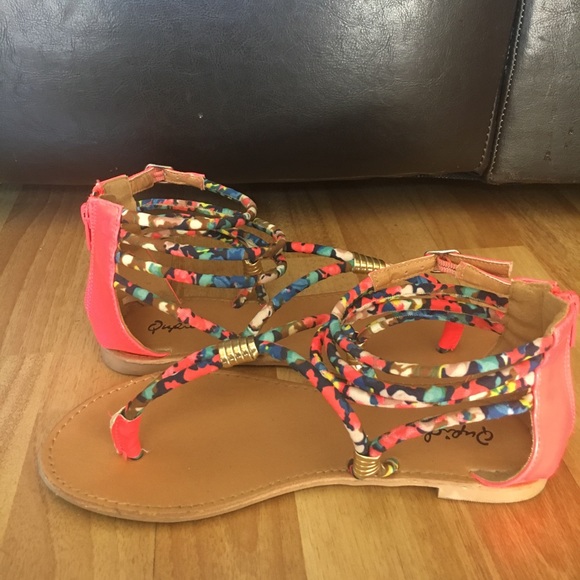 Ankle multi strap sandals - Picture 4 of 4