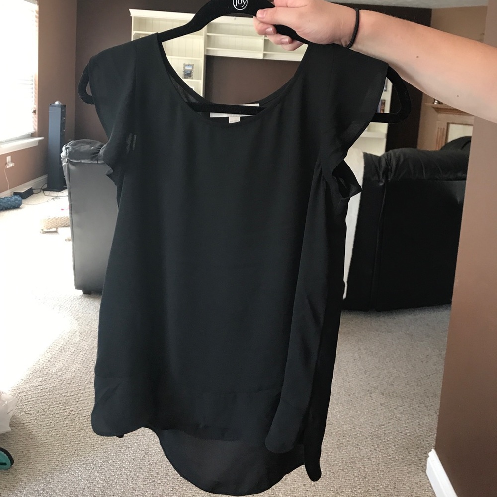 LOFT Flutter Sleeve Top