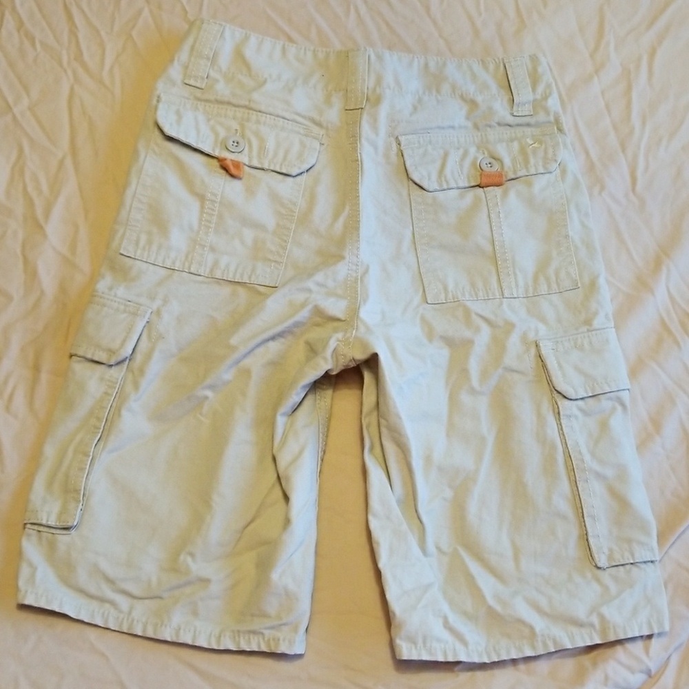 Boys Eddie Bauer khaki cargo shorts