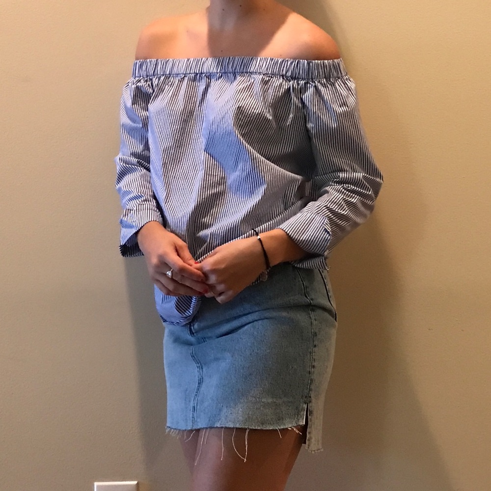 OTS Blue& white top from Philosophy
