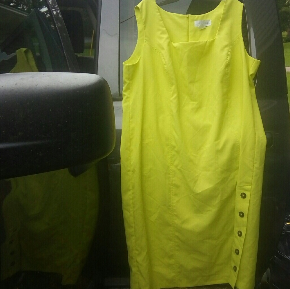 2PC Dress And Jacket LIME