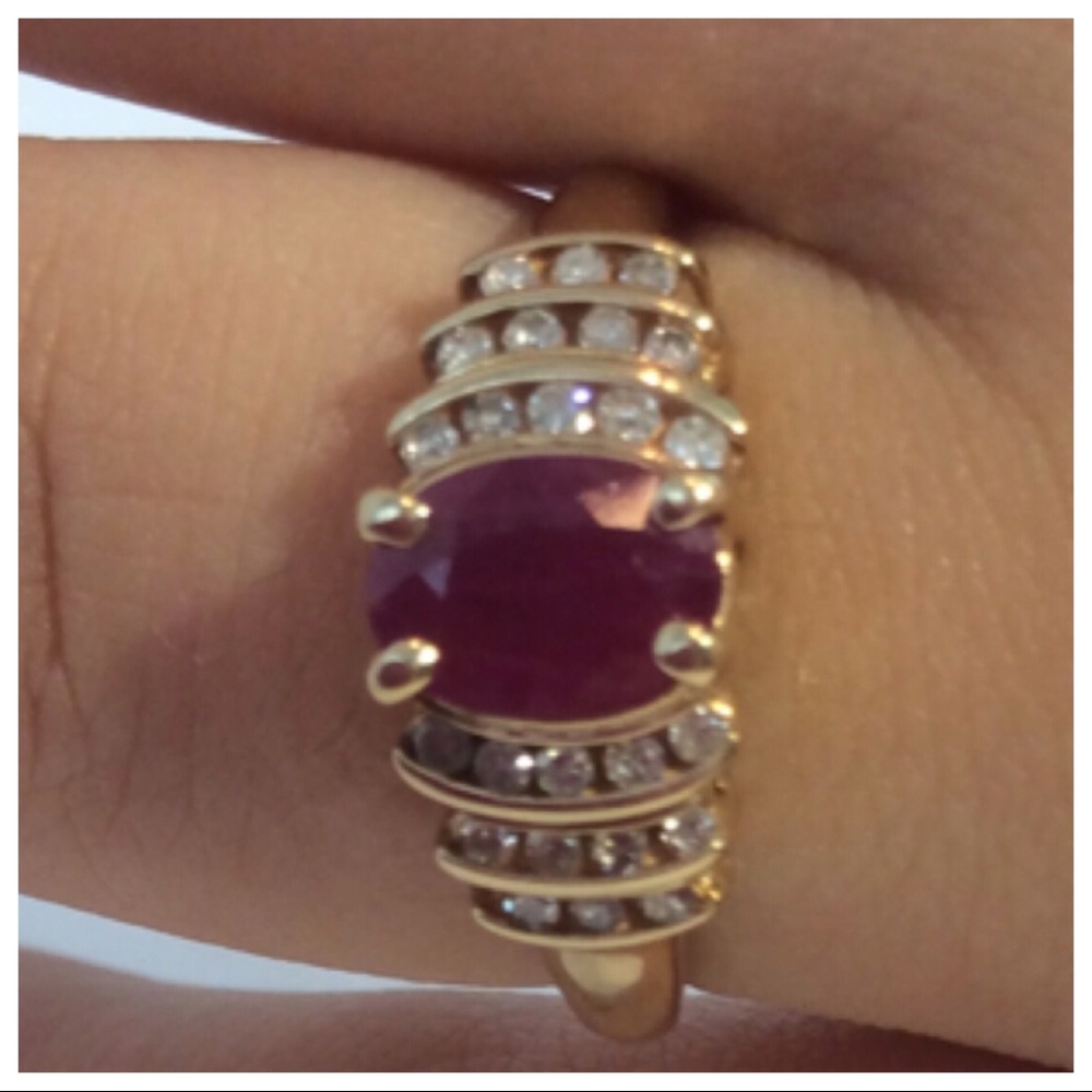 Ruby and Diamond Ring
