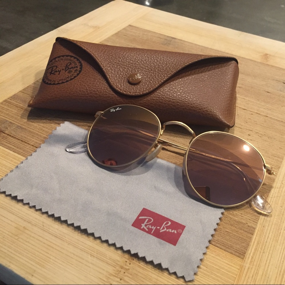 Ray Ban - Round Metal - RB3447 - Rose Gold