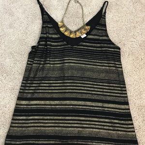 H&M Gold and black tank