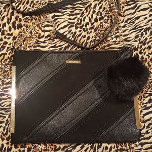 Faux leather crossbody bag