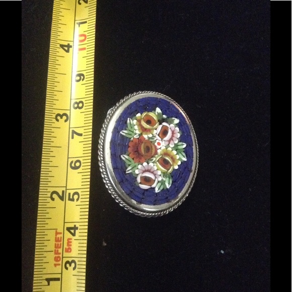 Micro Mosaic Brooch..Italy - Picture 3 of 3