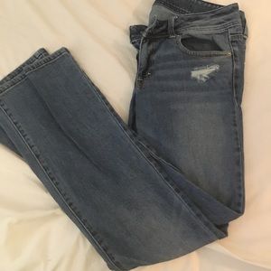 American eagle original torn boot cut jeans
