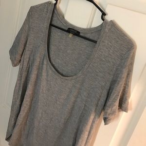 NWOT Grey Scoop Beck T
