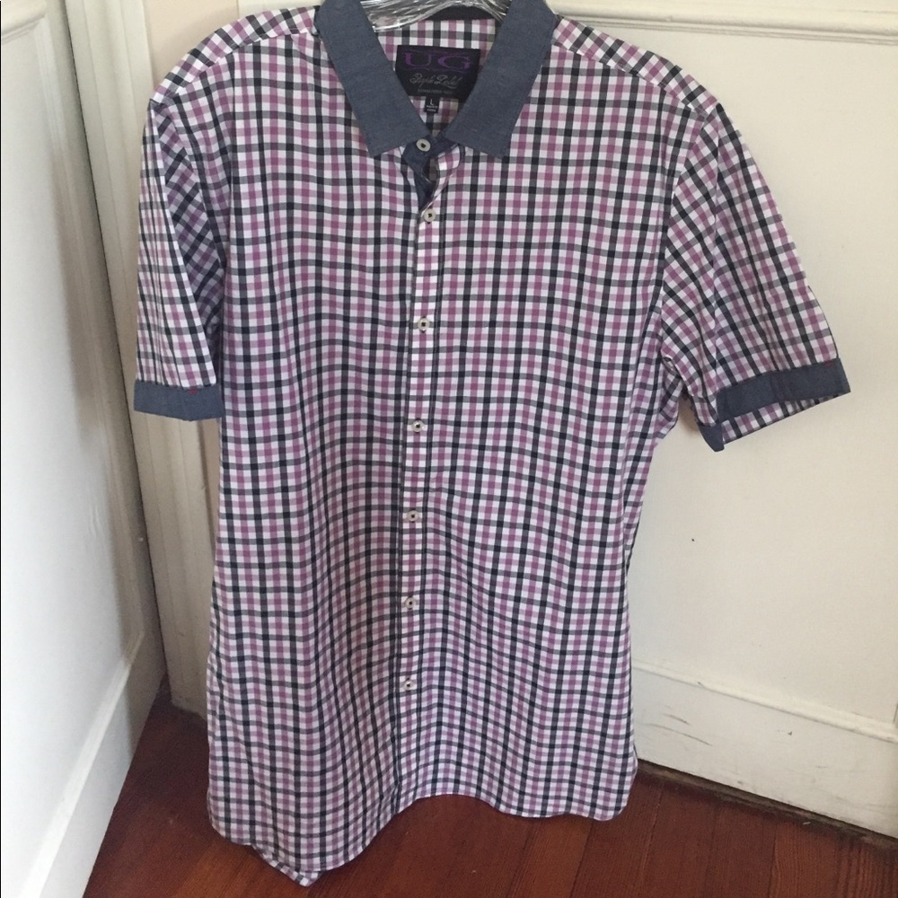 Short sleeved button down with collar