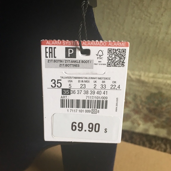 Zara Hight Velvet Ankle Boots - Picture 6 of 7