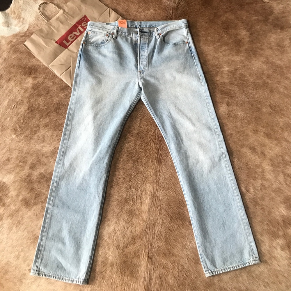 NWT MEN'S 501 LEVIS ORIGINAL FIT W36 L32