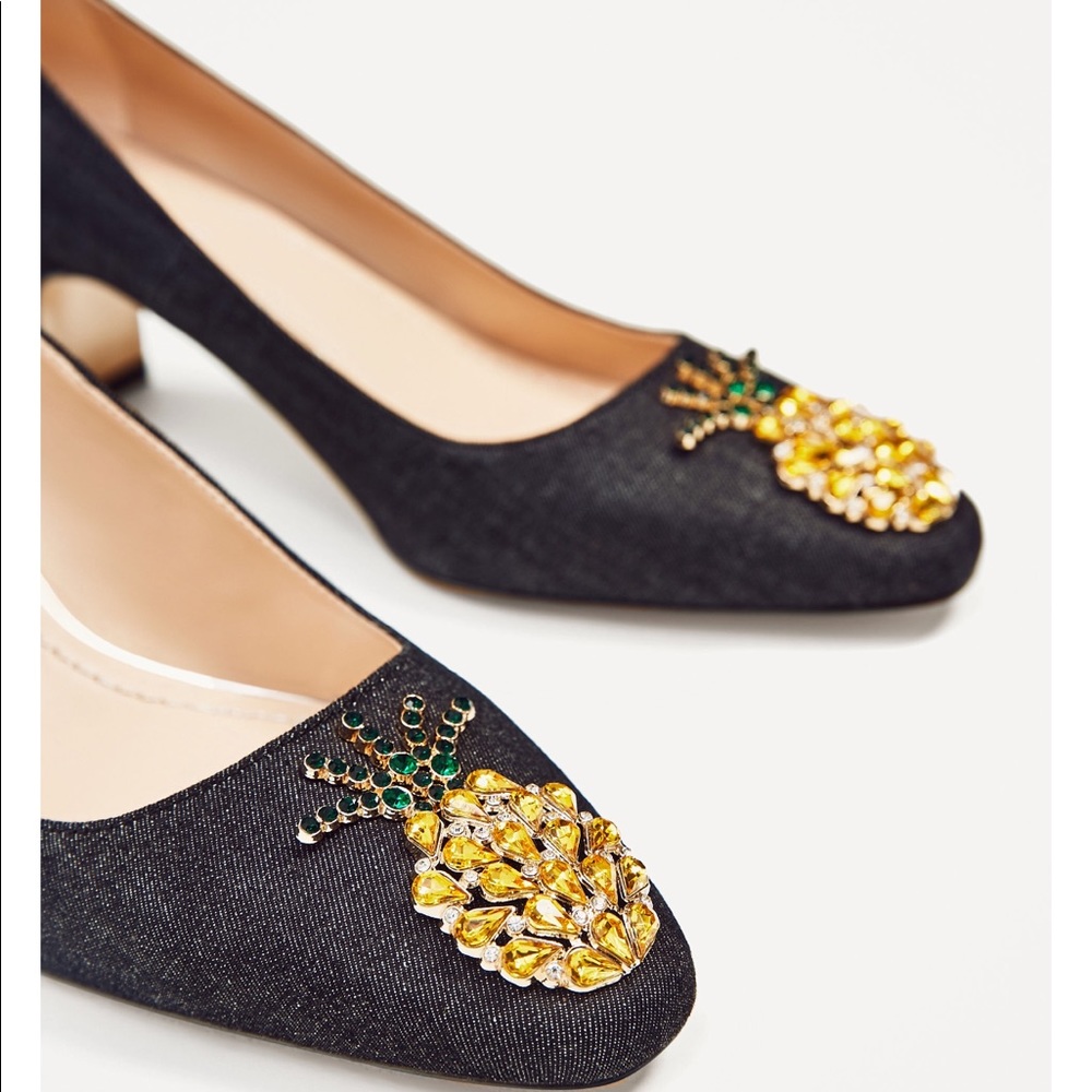 Zara middle heel shoes