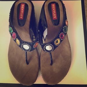 Unique embroidered sandal