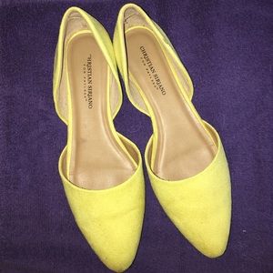 Christian Siriano Yellow Flats