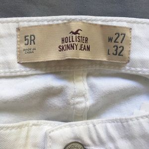 White Hollister skinny Jeans 5R