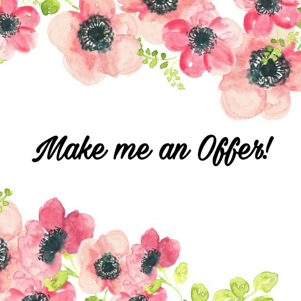 Love the item not the price? Make me an Offer!!