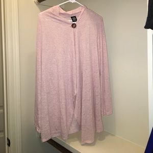 Baby pink poncho sweater thing