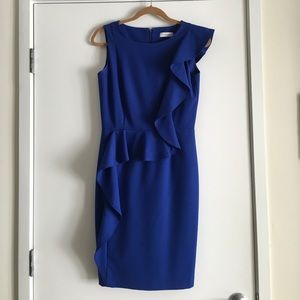 Calvin Klein royal blue dress size 4