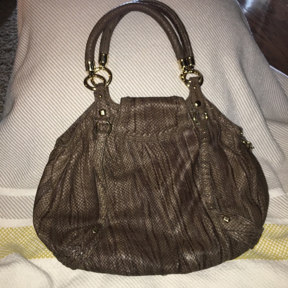 🌸 Cole Haan brown snakeskin print - Picture 2 of 4