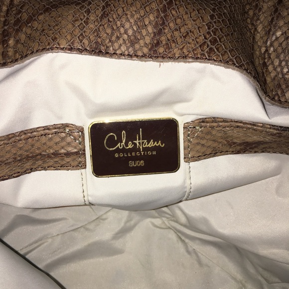 🌸 Cole Haan brown snakeskin print - Picture 4 of 4