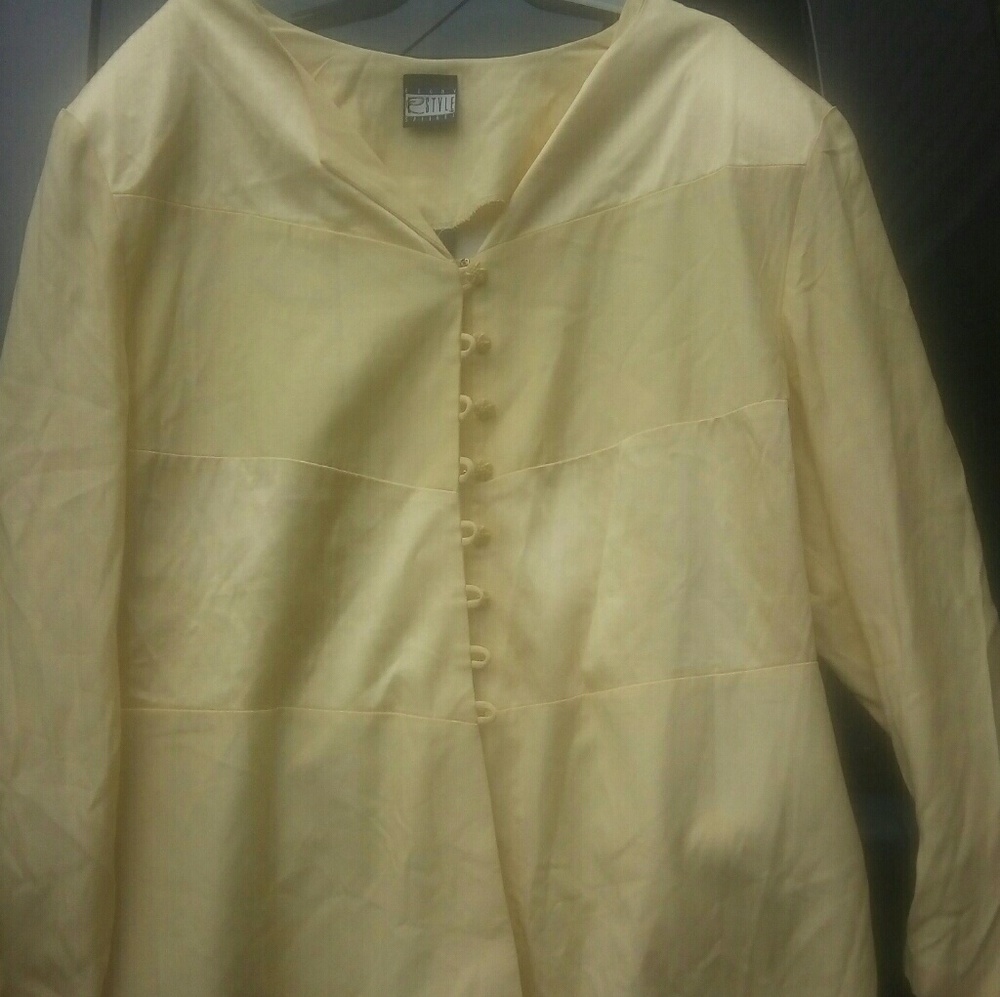 2Pc Beige Skirt And Jacket