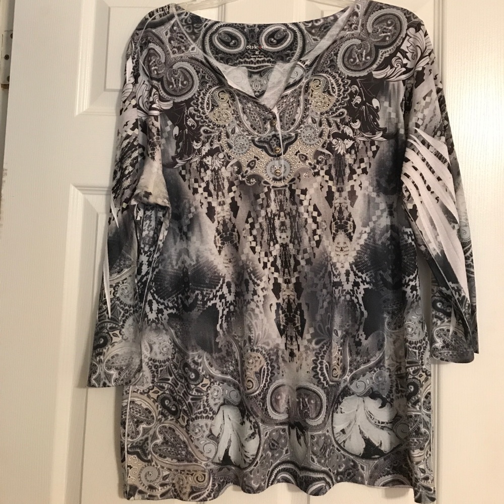 Blingy Henley Top